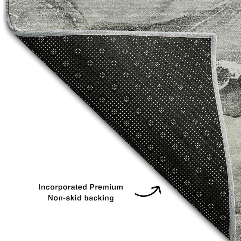 Premium Washable Super Soft Abstract Contemporary Mayfield Rug