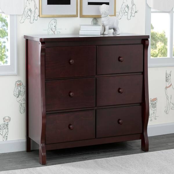6 Drawer Dresser, Greenguard Gold Certified, Espresso Cherry - none - Bed Bath & Beyond - 37991796 6 Drawer Dresser, Greenguard Gold Certified, Espresso Cherry - none - Bed Bath & Beyond - 37991796