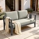 preview thumbnail 118 of 195, Outdoor Teak Solid Wood Patio Furniture Set Loveseat Armchair Table Collection