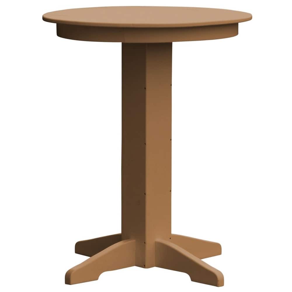Poly Lumber Round Bar Table