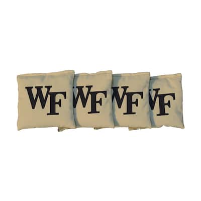Wake Forest Demon Deacons Gold Cornhole Bags