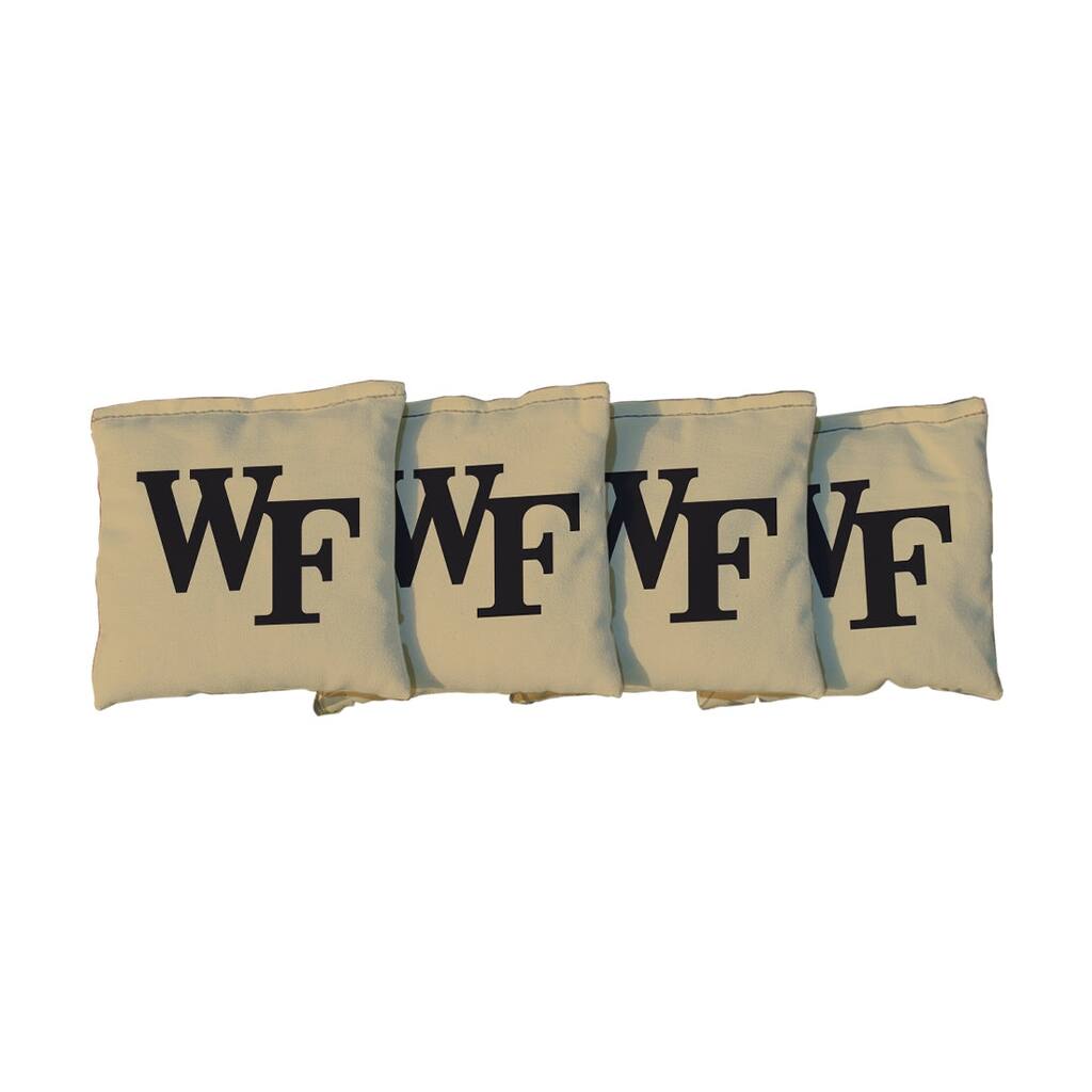Wake Forest Demon Deacons Gold Cornhole Bags