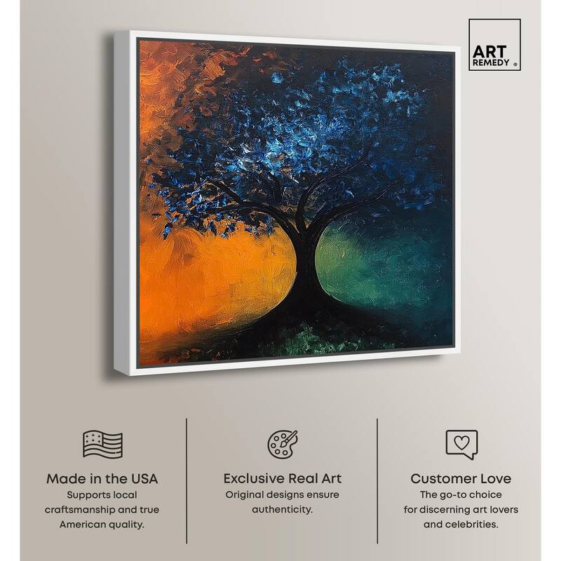 Tree of Opposites II Canvas by Art Remedy