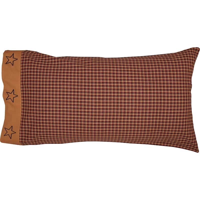 Patriotic Patch Pillow Case Set