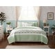 preview thumbnail 42 of 68, Madison Park Vanessa 6 Piece Cotton Percale Quilt Set with Throw Pillows