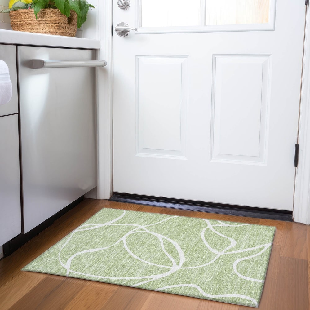 Premium Washable Super Soft Abstract Dash Mayfield Rug