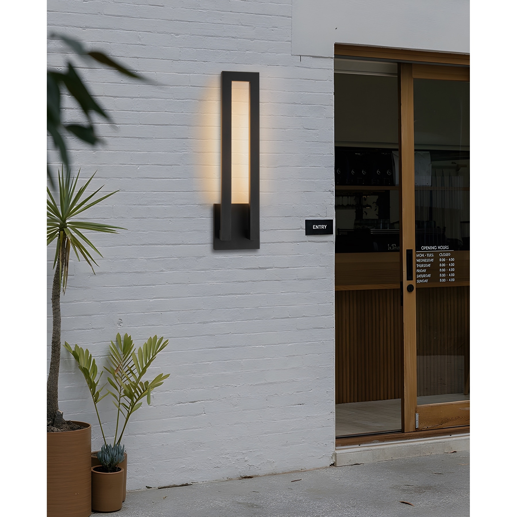 Modern LED Outdoor Wall Sconce