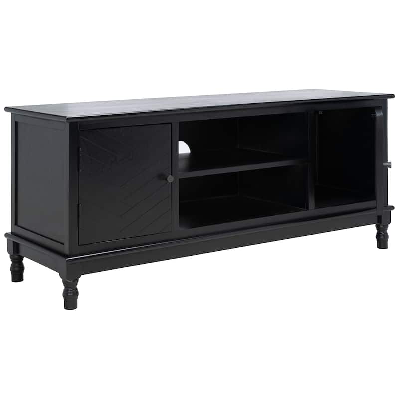 SAFAVIEH Magnolia 2-Door 2-Shelf Storage TV Media Stand - 47.3" W x 15.8" L x 20" H