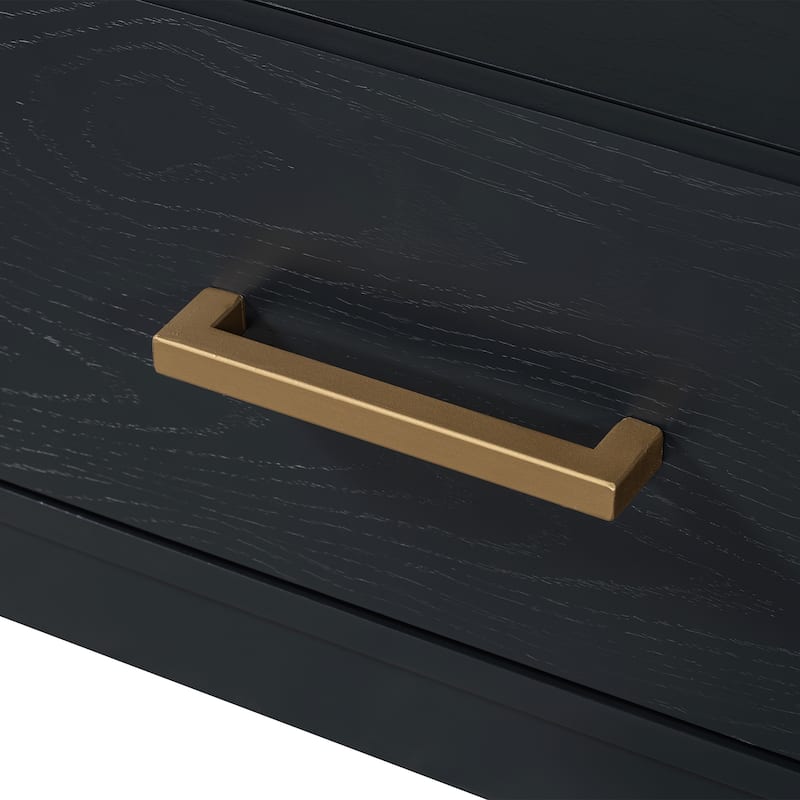 Roomfitters Stylish TV Stand with Ample Storage, Classic Design with Three Drawers and Spacious Surface for Living Room