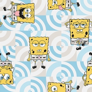 SpongeBob SquarePants Funny Faces Peel and Stick Wallpaper by RoomMates