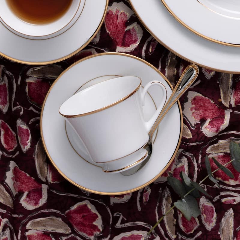 Noritake Heritage Set of 4 Saucers, 6"