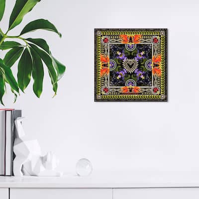 Wynwood Studio Canvas Fashion and Glam Grand Royal Fashion V Yellow and Light Yellow Glam Wall Art Canvas Print