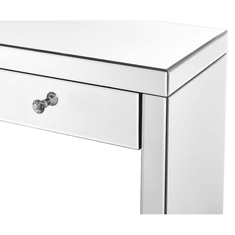 Indigo Home Console Table 39 in x 14 x30 in. in Clear