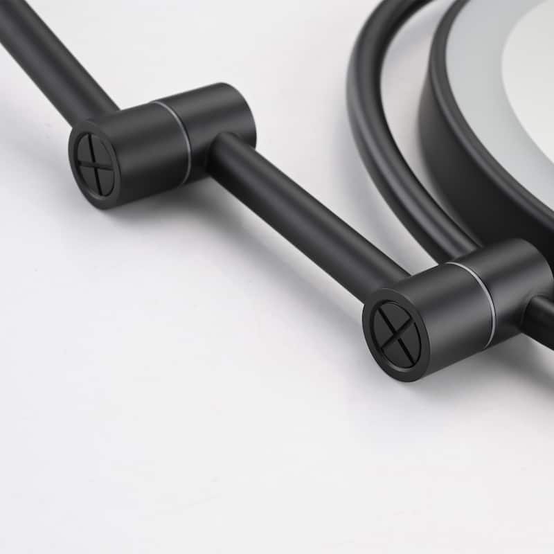 8 Inch LED Wall Mount Two-Sided Makeup Vanity Mirror,Requires Hardwiring