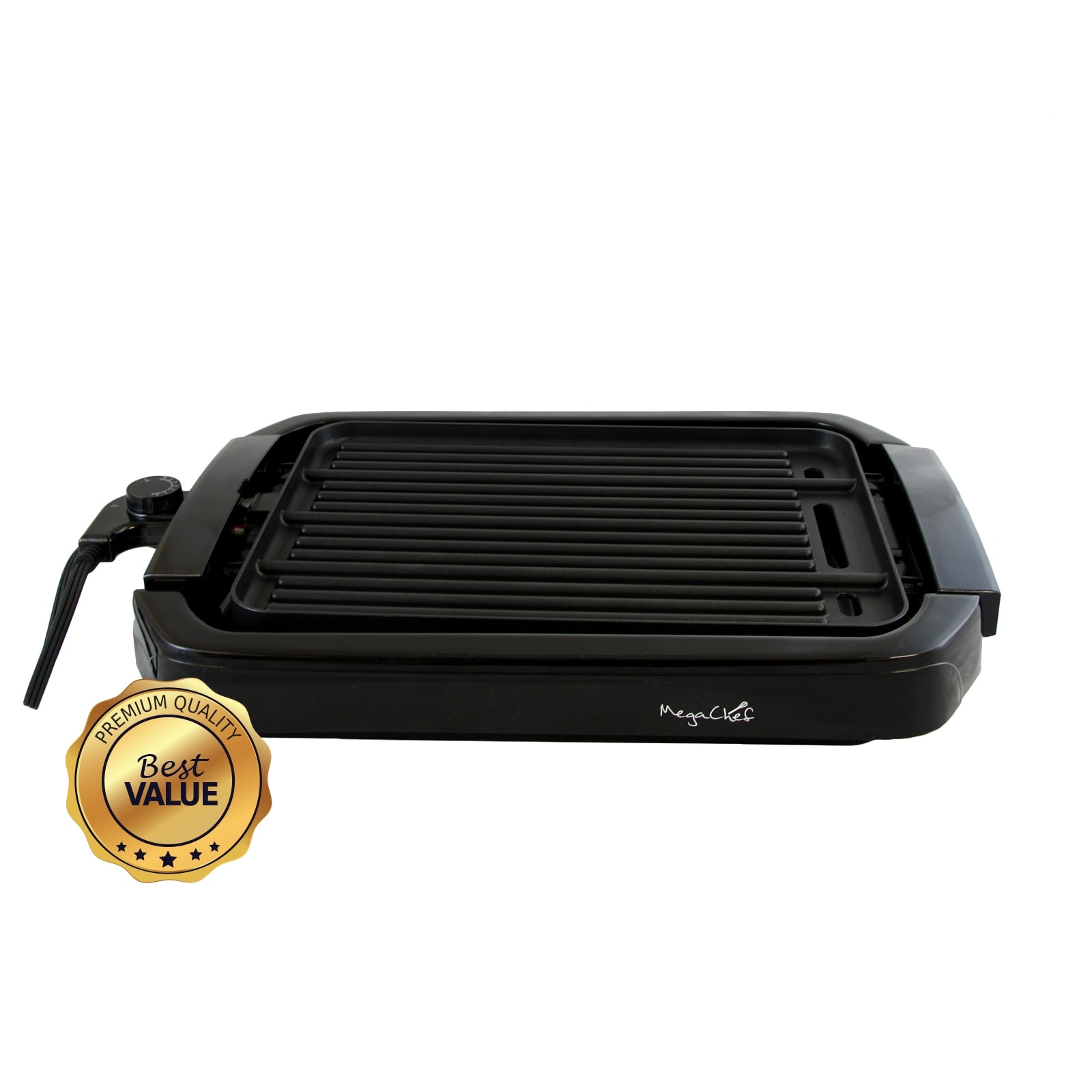  Chefman Electric Contact Grill Griddle, Indoor Dual