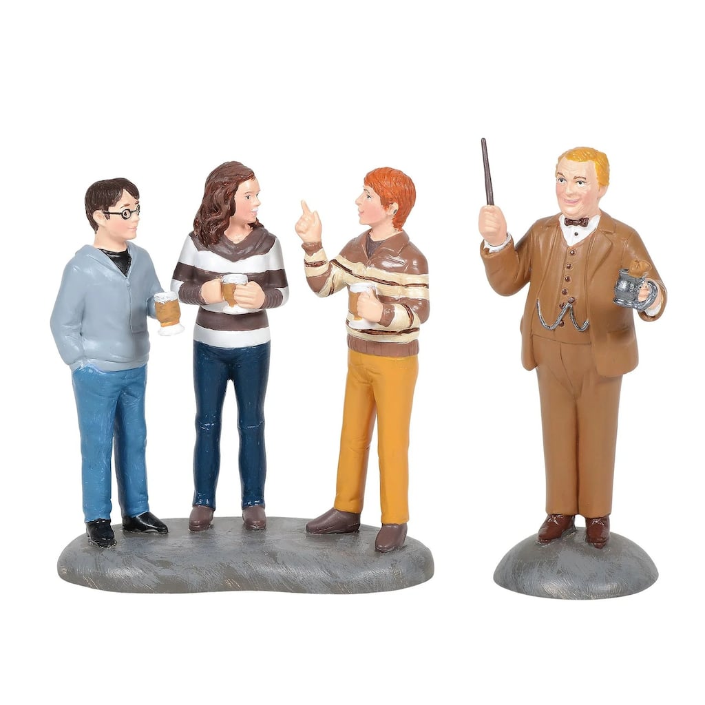 Department 56 Harry Potter Village Professor Slughorn & the Trio - 6006515