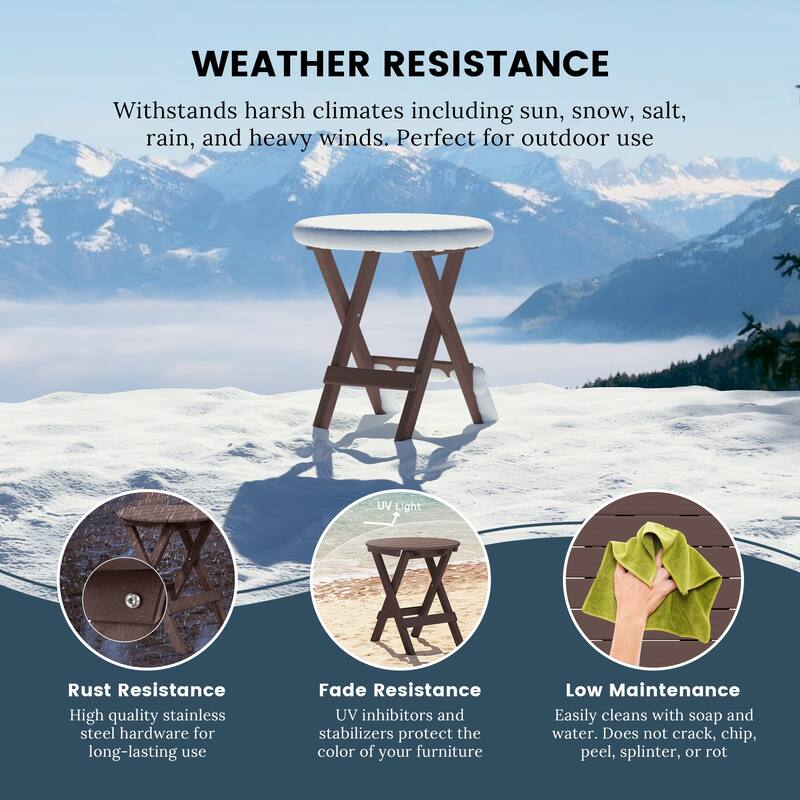 Laguna Patio Round Folding Dining Table