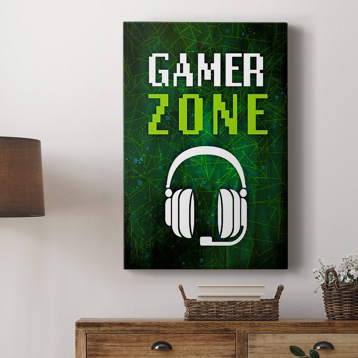 It's Game On IV Premium Gallery Wrapped Canvas Ready to Hang Bed