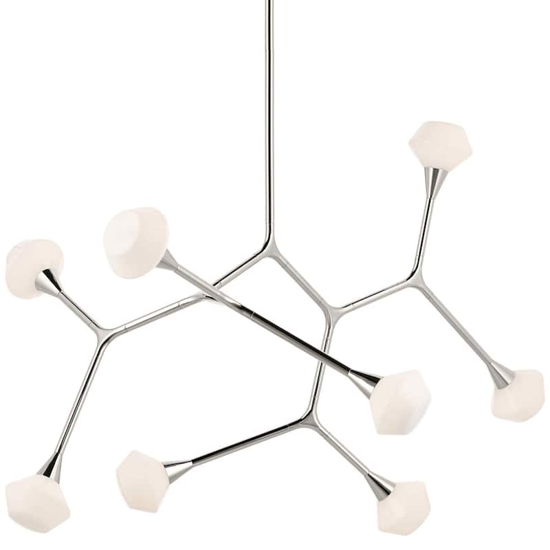 Kichler 52763 Cassius 8 Light 27" Wide Chandelier - Polished Nickel