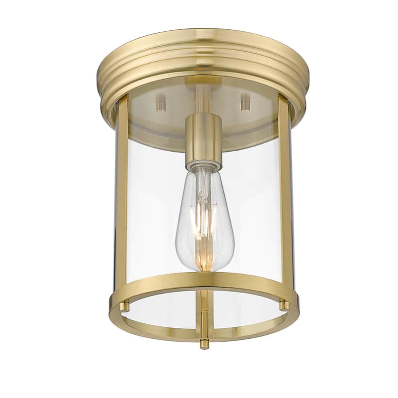 Z-Lite 742F9 Thayer 10" Wide Flush Mount Ceiling Fixture