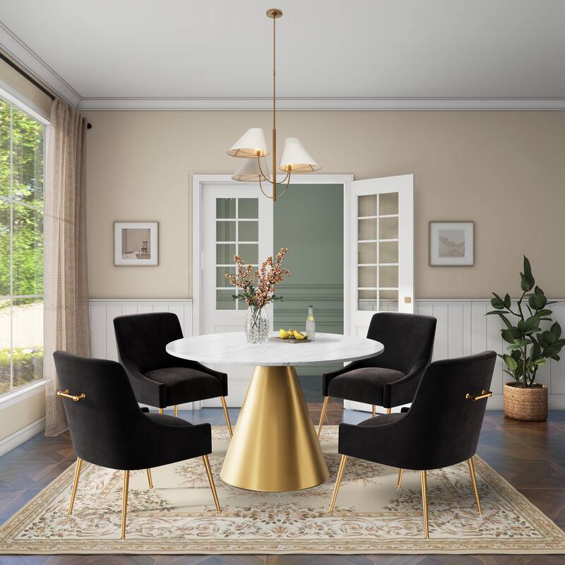 GZMR Upholstered Accent Dining Chairs Side Chairs (Set of 2)