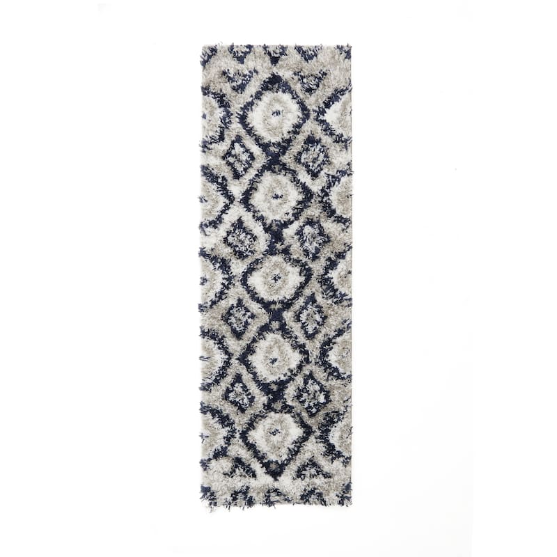 Nautica Puffy Fez Grey/Navy Rug