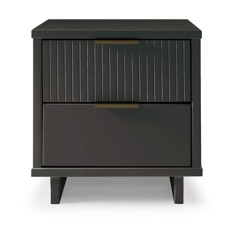 Manhattan Comfort 2.0 Granville Modern 2 Drawer Nightstand