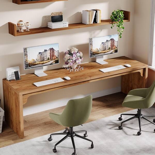 78.7 Inches2 Person Desk for Home Office, Long Computer Desk Double Desk
