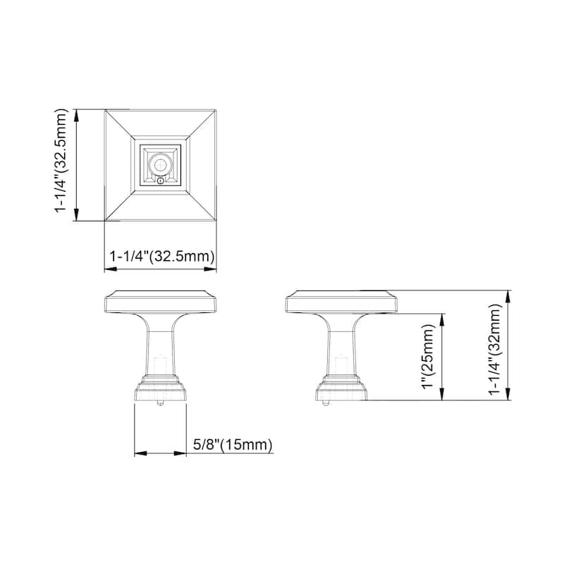 Dowell Series 3011 Pulls, 10 Pack