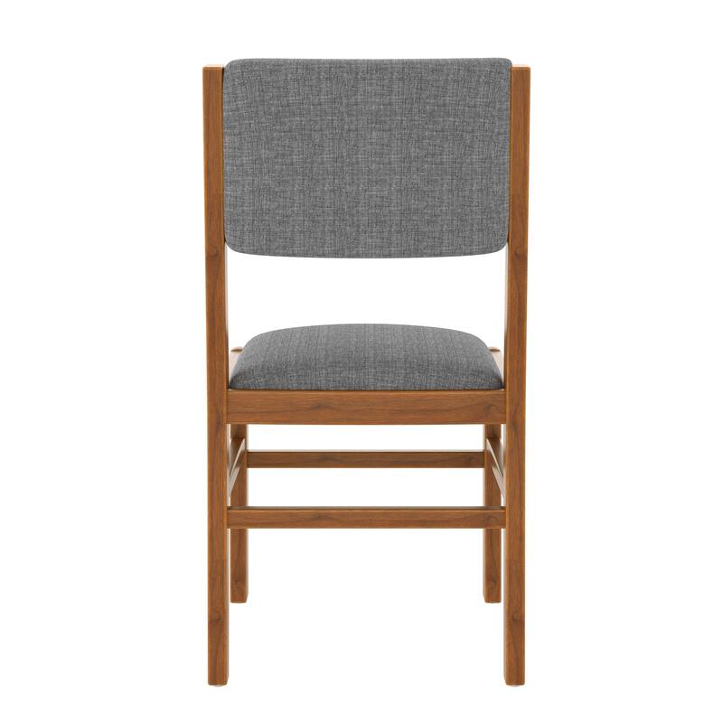 Modern Fabric Upholstered Dining Chairs with Wood Frame ( Set of 4)