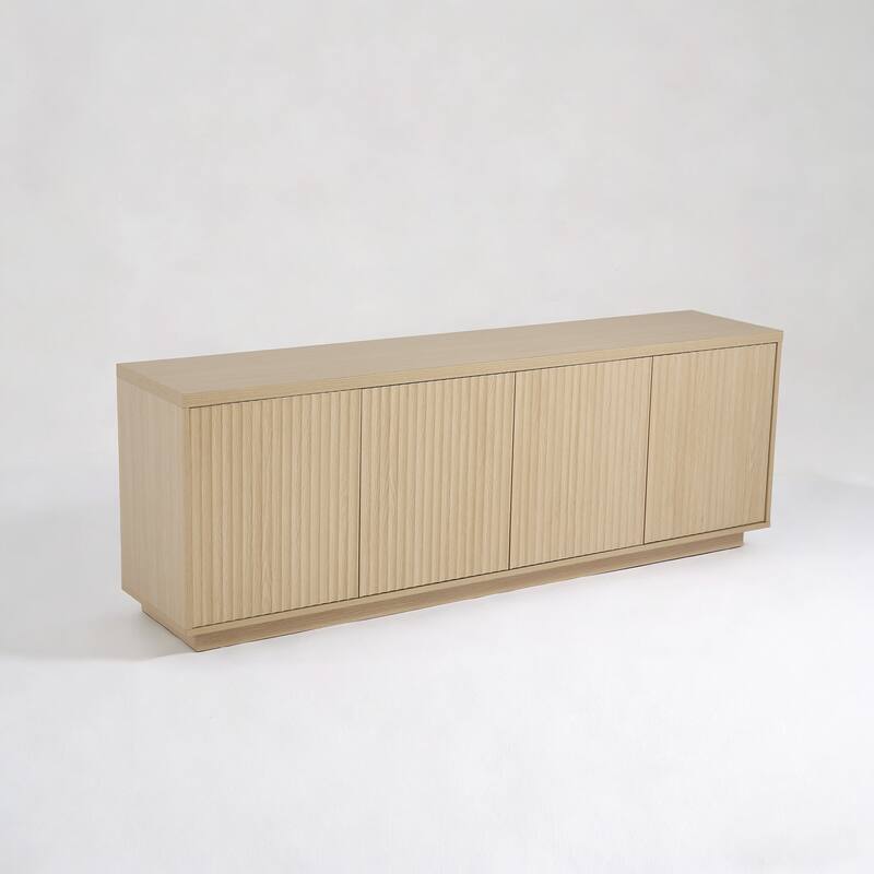 Wave Textured Modern Sideboard Cabinet