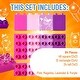 preview thumbnail 3 of 4, Strictly Briks Large Building Blocks for Kids, Pink, Magenta, Lavender, Purple, 84 Pieces, Compatible with Major Brands