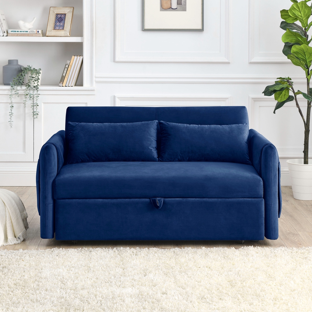 Navy hot sale blue loveseat