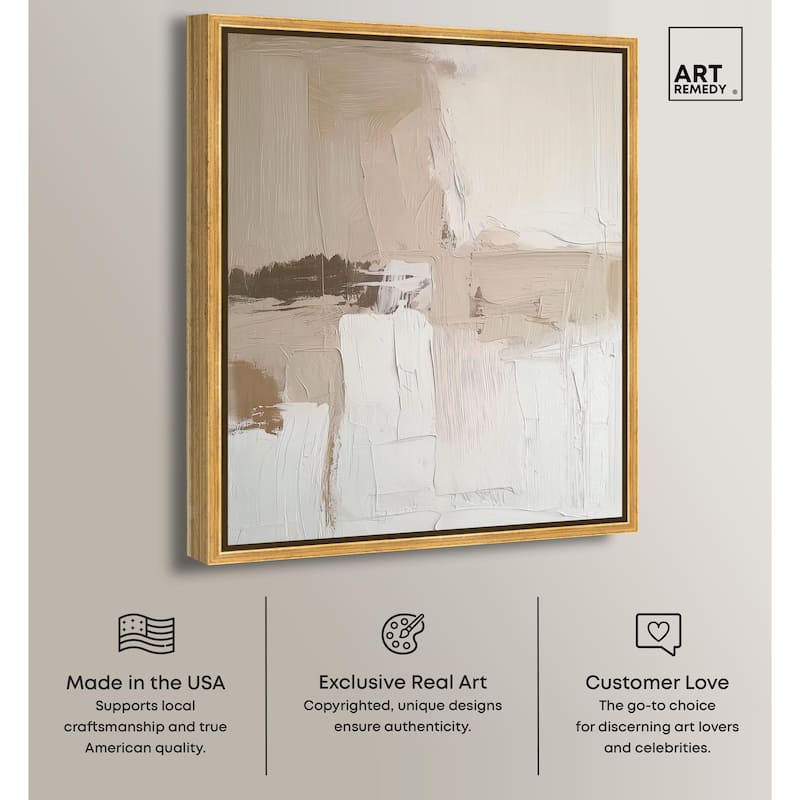 Subtle Earth Tones I Canvas by Art Remedy