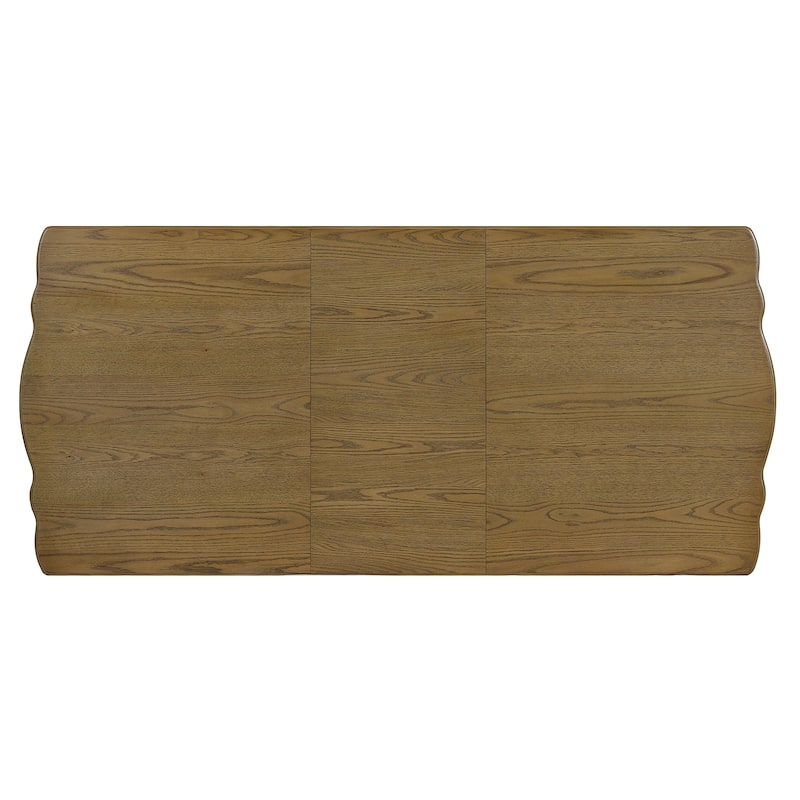 Expandable Dining Table Set for 4 to 8, Rustic Space-Saving Table with Removable Leaves,Wooden Dining Room Table