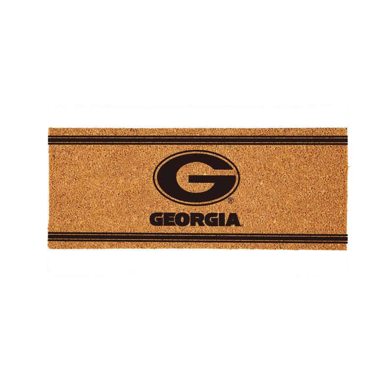 University of Georgia Monochrome Indoor/Outdoor Coir Door Mat