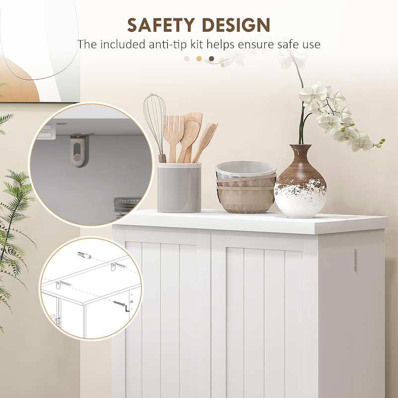 Freestanding Kitchen Pantry Storage Cabinet