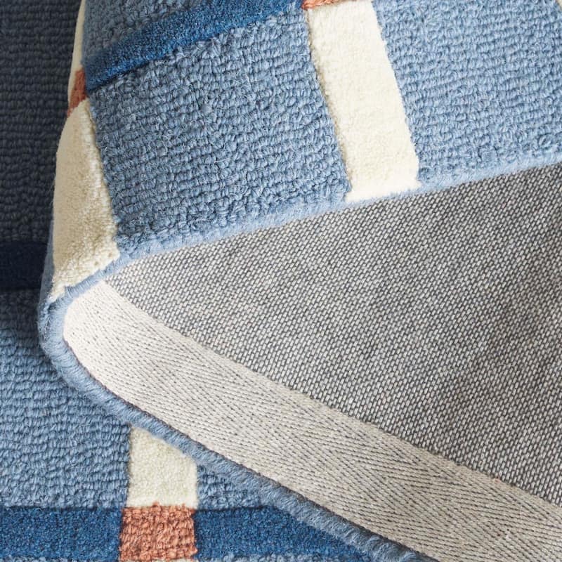 SAFAVIEH Handmade Genre Cvjatka Striped Wool Rug