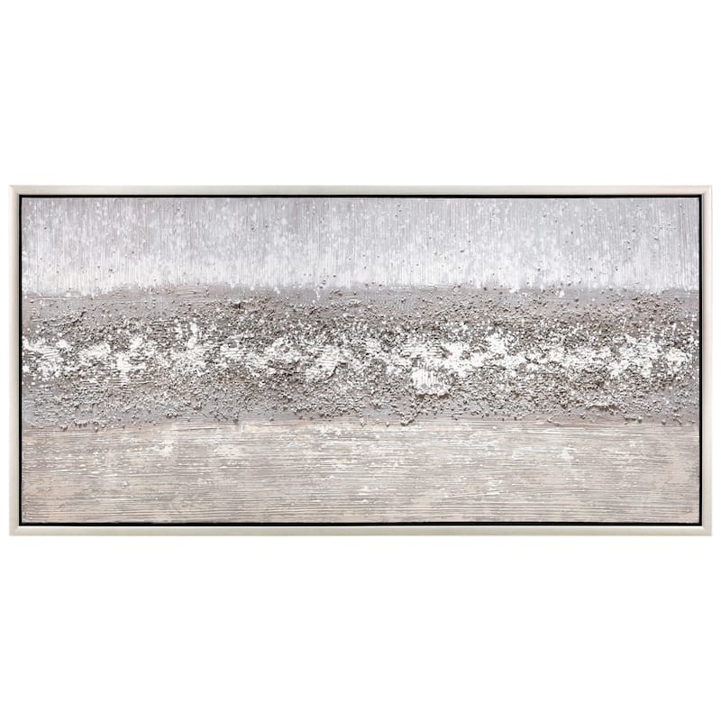 Sandpath Textured Hand Painted Canvas Wall Art