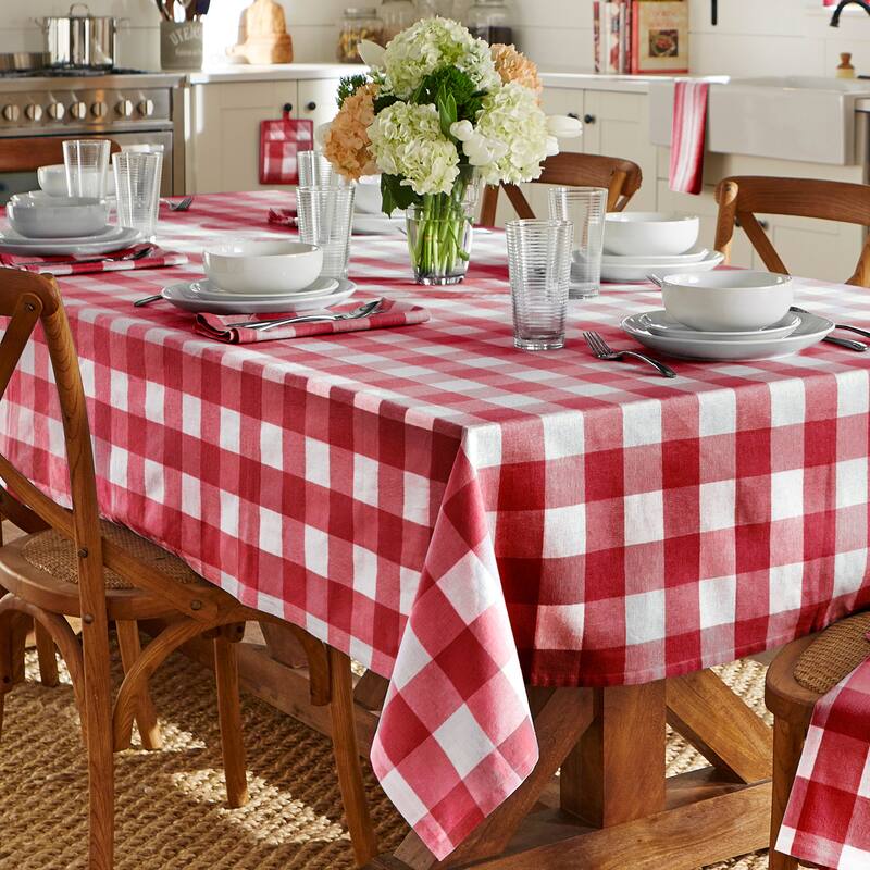 The Gray Barn Emily Gulch Buffalo Check Tablecloth