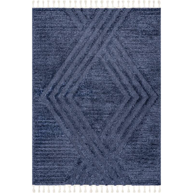 Nuloom Risette Geometric Shag Tassel Area Rug