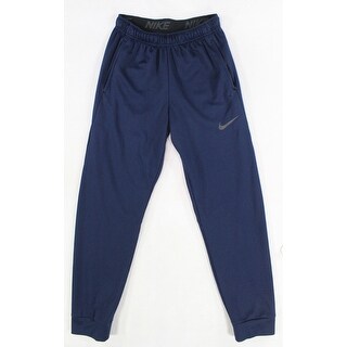 nike dri fit pants navy blue