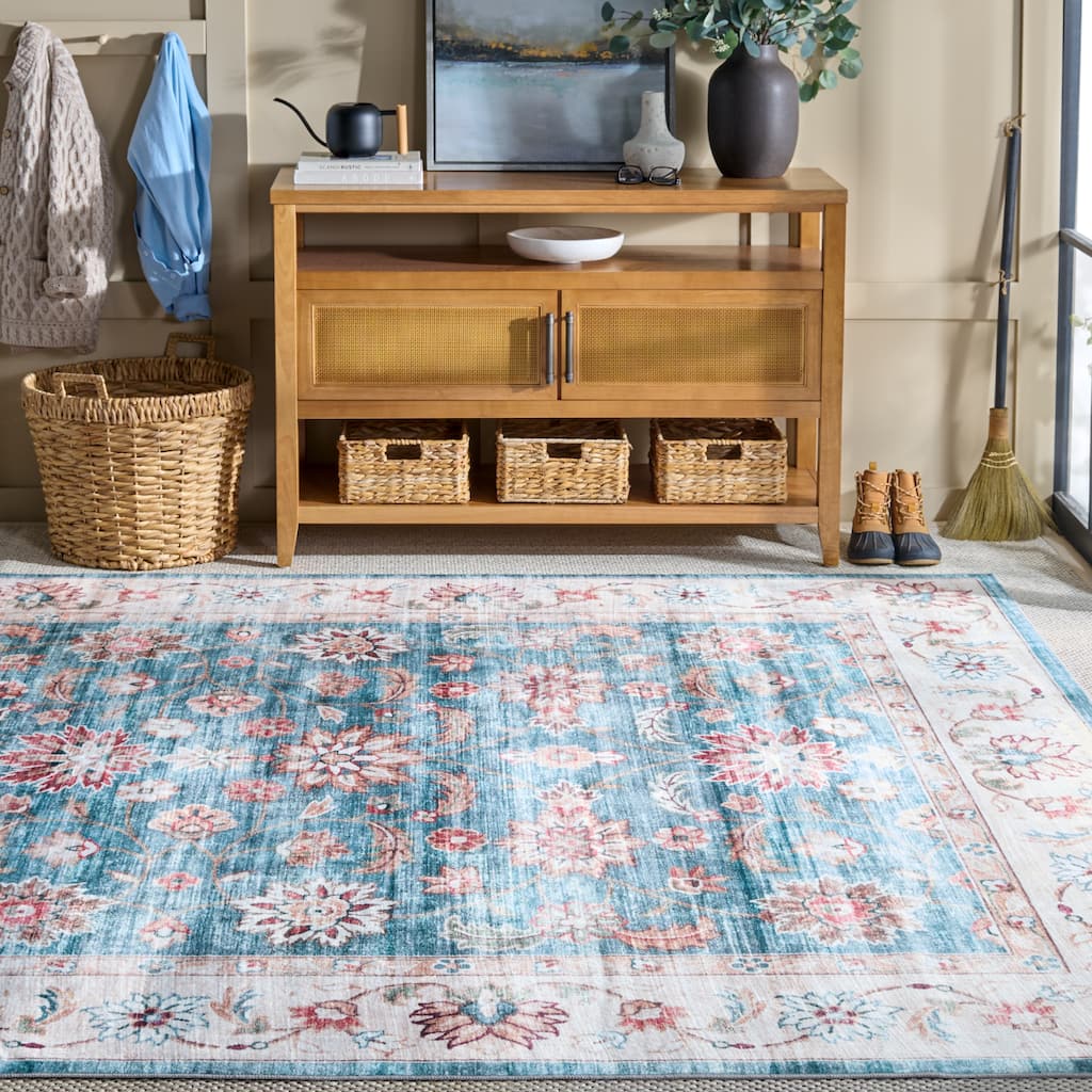 Martha Stewart Radina Machine Washable & Slip Resistant Rug