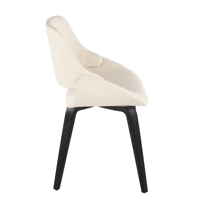 Carson Carrington Svellingen Dining Chair with Bent Wood Legs (Set of 2)