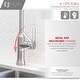 preview thumbnail 7 of 23, STYLISH Solid Stainless Steel Sink Kitchen Faucet, 1 Lever Handle Pull Down Spout Mixer Tap, Stainless Steel Finish