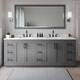 Option Dark Gray / White Quartz Top / Matte Black