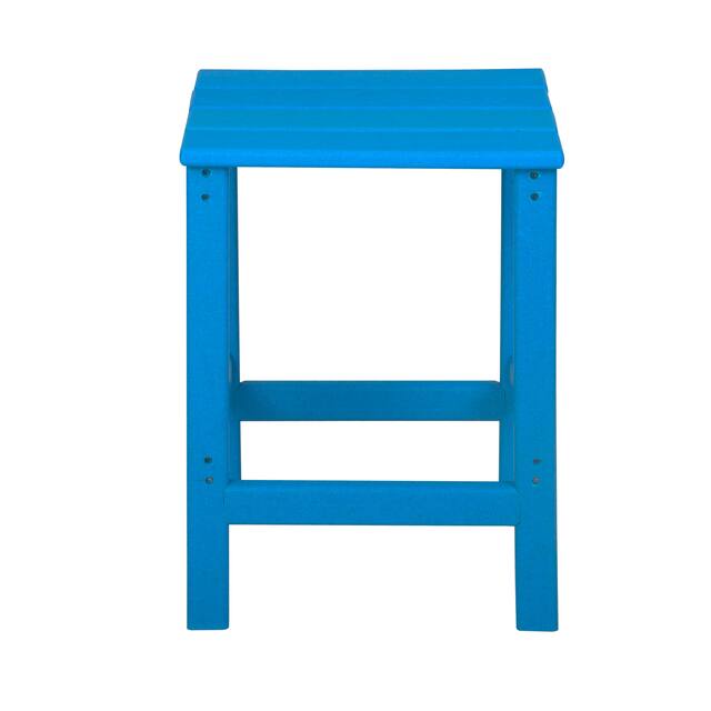 Laguna Poly Eco-Friendly Outdoor Patio Square Side Table