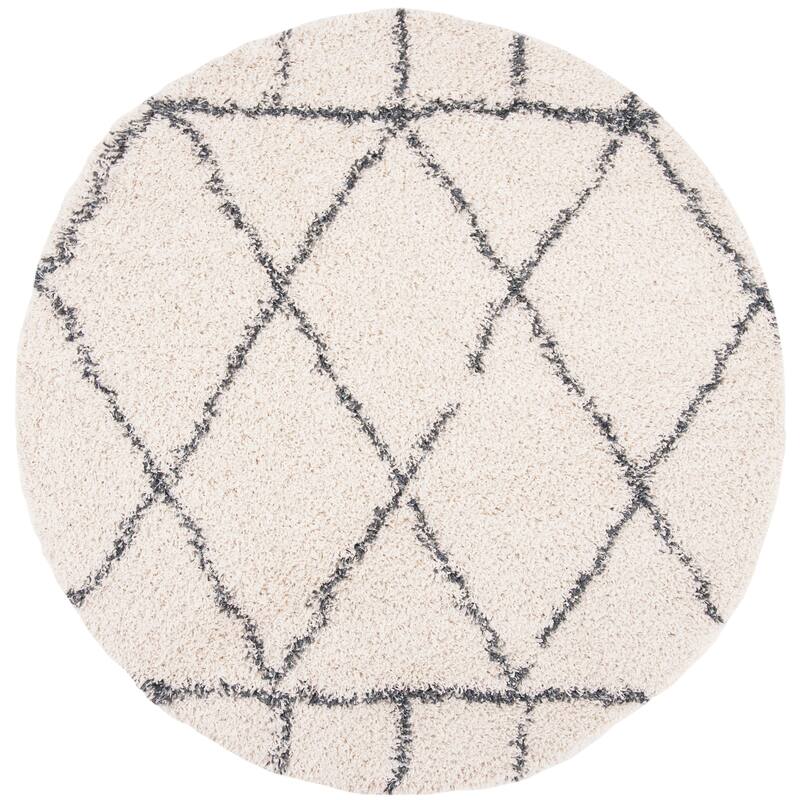 SAFAVIEH Pro Luxe Shag Yuna Moroccan Tassel 2.4-inch Thick
