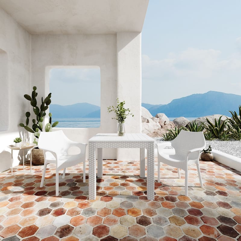 Cambridge Chairs and Solora Table 3-Piece Outdoor Dining Set