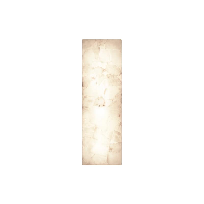 Justice Design LumenAria - Medley 17" LED ADA Alabaster Rocks Wall Sconce